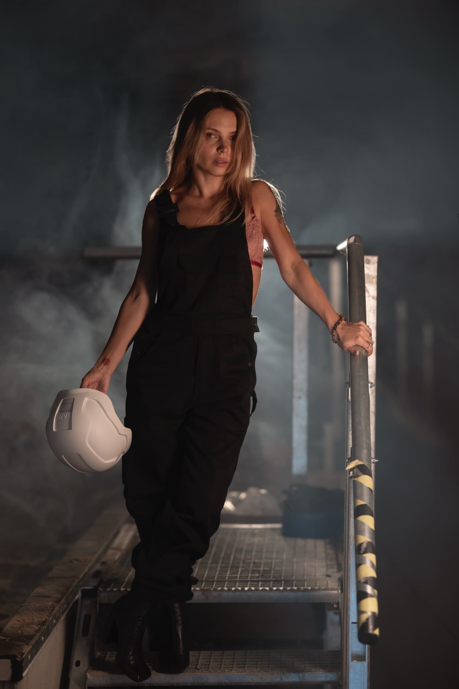 at the construction site