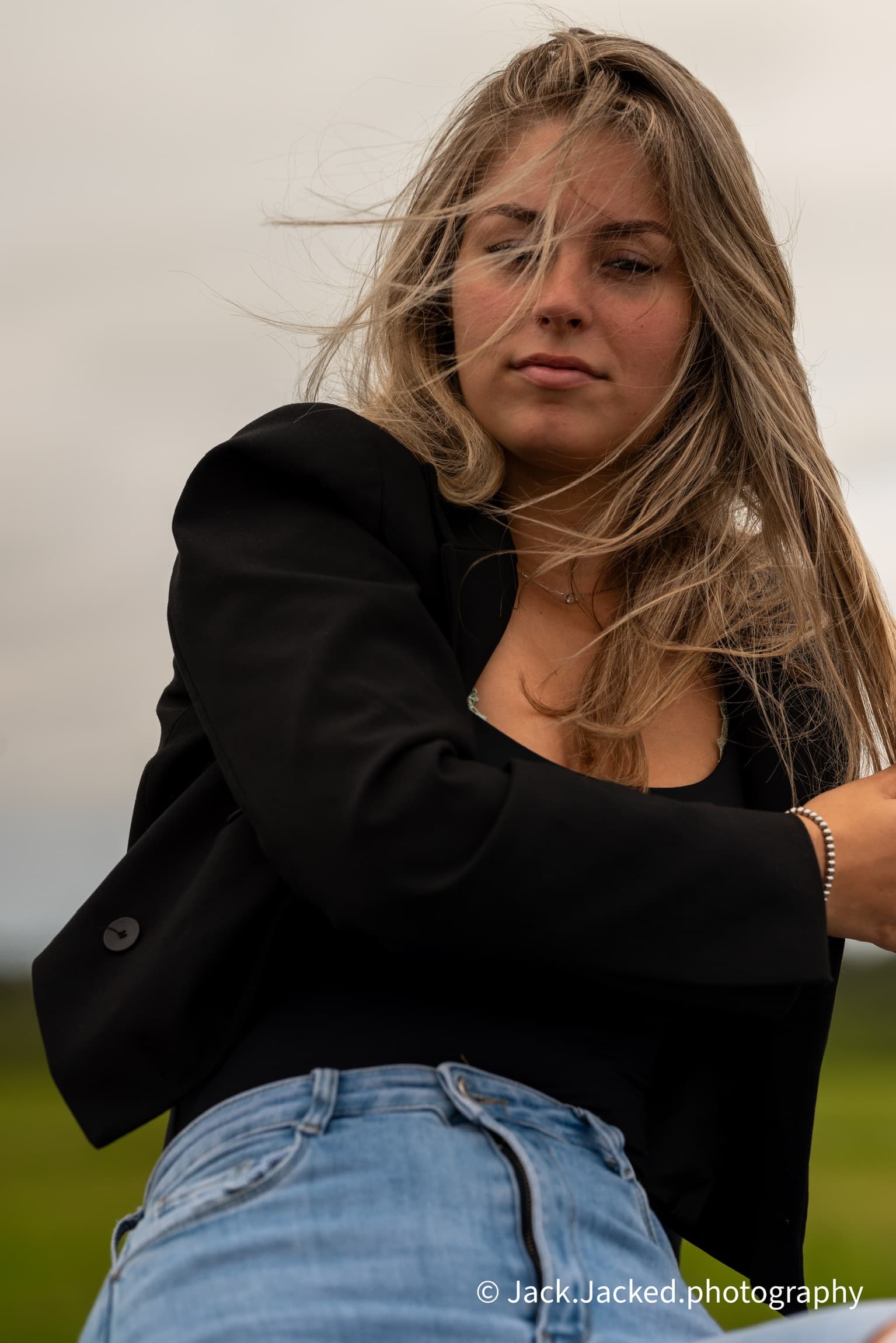 outdoor beauty shoot